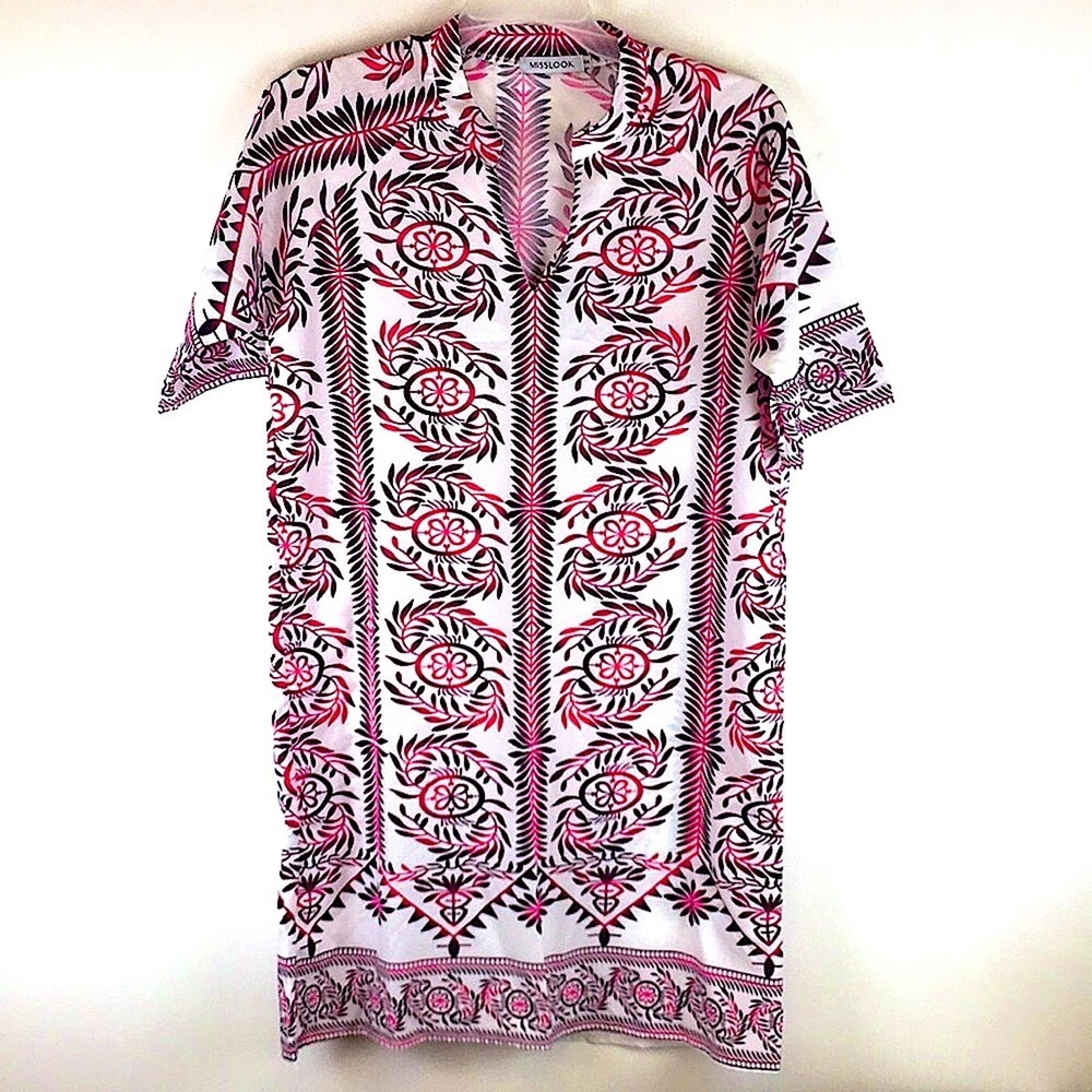 Misslook no-wrinkle smooth comfortable sleek casual summer Dress size small
